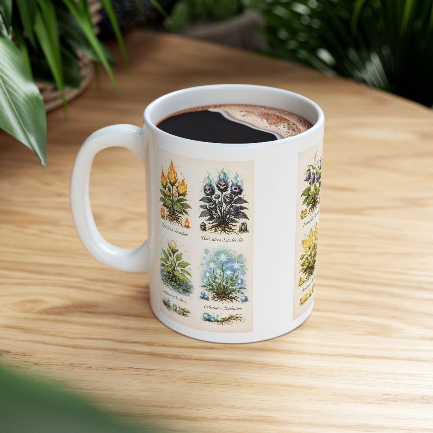 Vintage Botanical Atlas Mug – Antique Plant Atlas Coffee Cup (11oz/15oz)