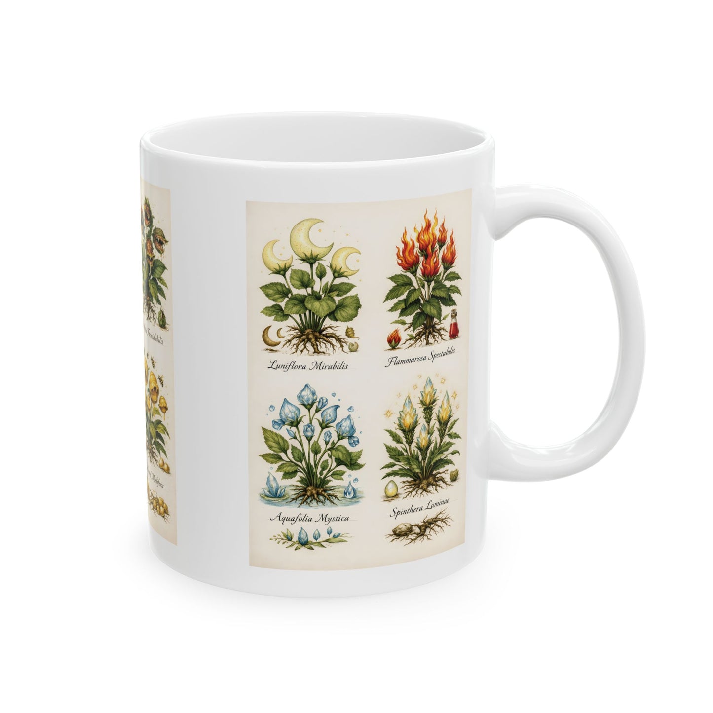 Vintage Botanical Atlas Mug – Antique Plant Atlas Coffee Cup (11oz/15oz)