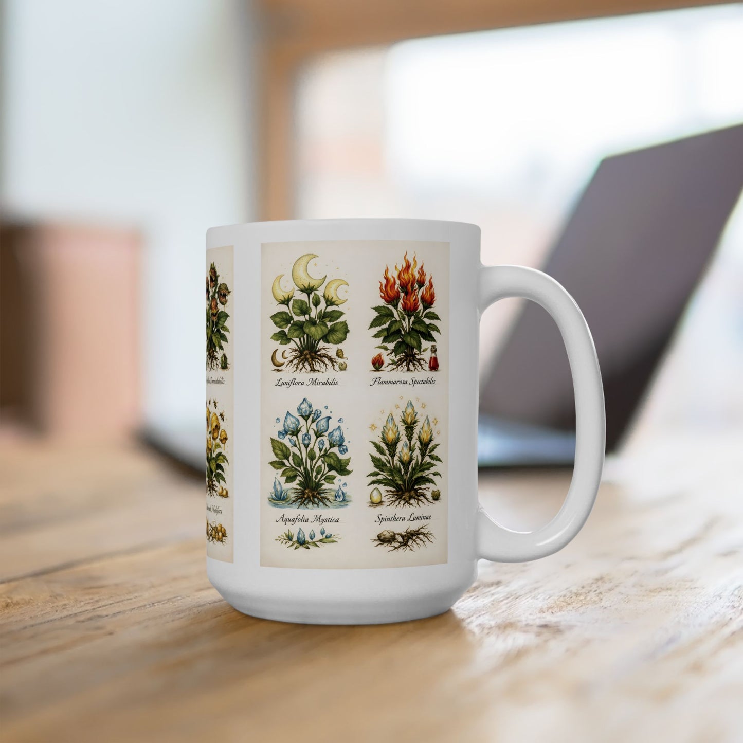 Vintage Botanical Atlas Mug – Antique Plant Atlas Coffee Cup (11oz/15oz)