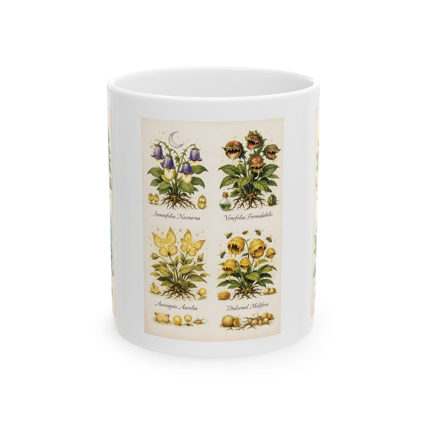 Vintage Botanical Atlas Mug – Antique Plant Atlas Coffee Cup (11oz/15oz)