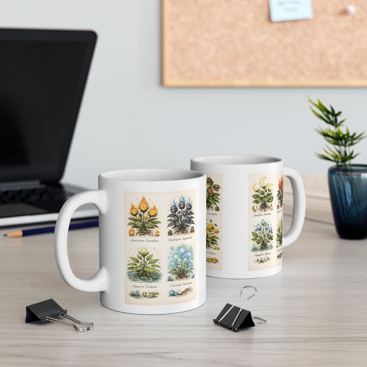 Vintage Botanical Atlas Mug – Antique Plant Atlas Coffee Cup (11oz/15oz)